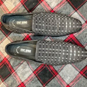 Stacy Adams Gray Patterned Loafers for Men